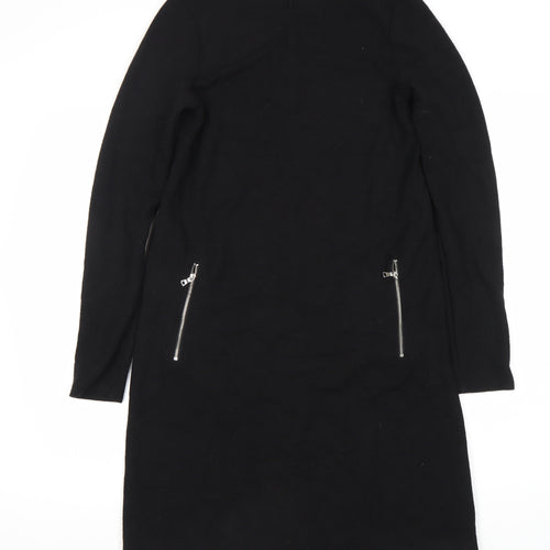 GAP Women's Black Shift Dress, Size S Tall, Long Sleeve