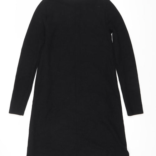 GAP Women's Black Shift Dress, Size S Tall, Long Sleeve