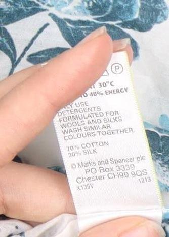Marks and Spencer Women's White Floral Blouse UK 14