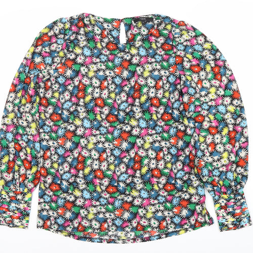 Next Women's Multicoloured Floral Blouse Size 12