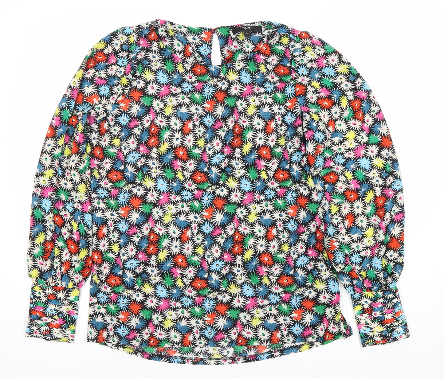 Next Women's Multicoloured Floral Blouse Size 12