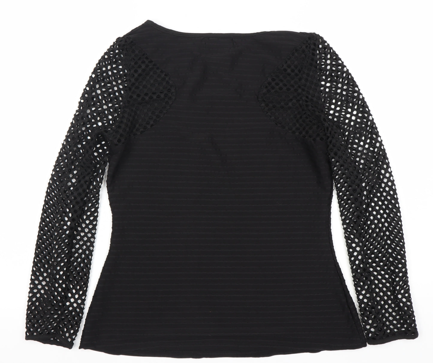 Fancylure Women's Black XL Scoop Neck Blouse