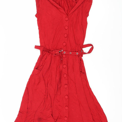 Anna Scholz Red A-Line Women's Dress XL