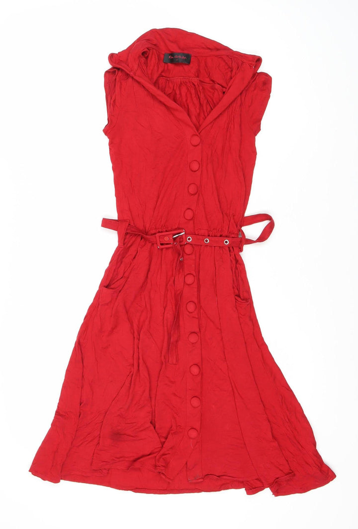 Anna Scholz Red A-Line Women's Dress XL