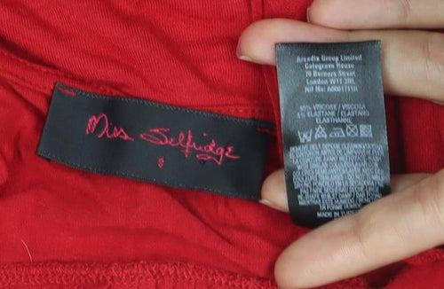 Anna Scholz Red A-Line Women's Dress XL