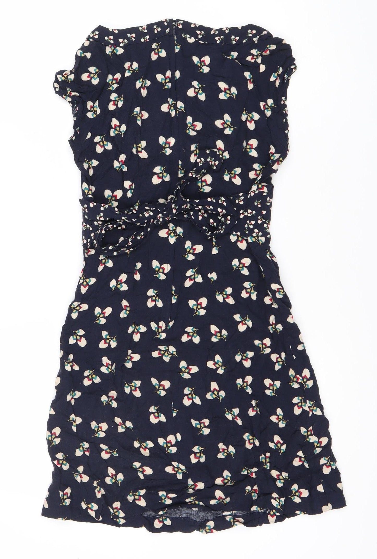 H&M Women's Multicoloured Floral Dress Size 4