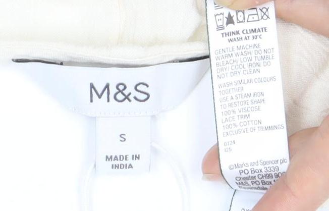 Marks and Spencer Women's Ivory Long Sleeve Dress
