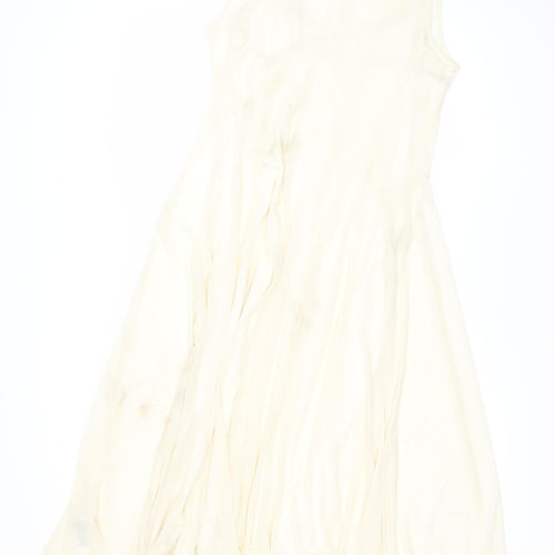 Marks and Spencer Women's Ivory Dress, Size 12, Sleeveless