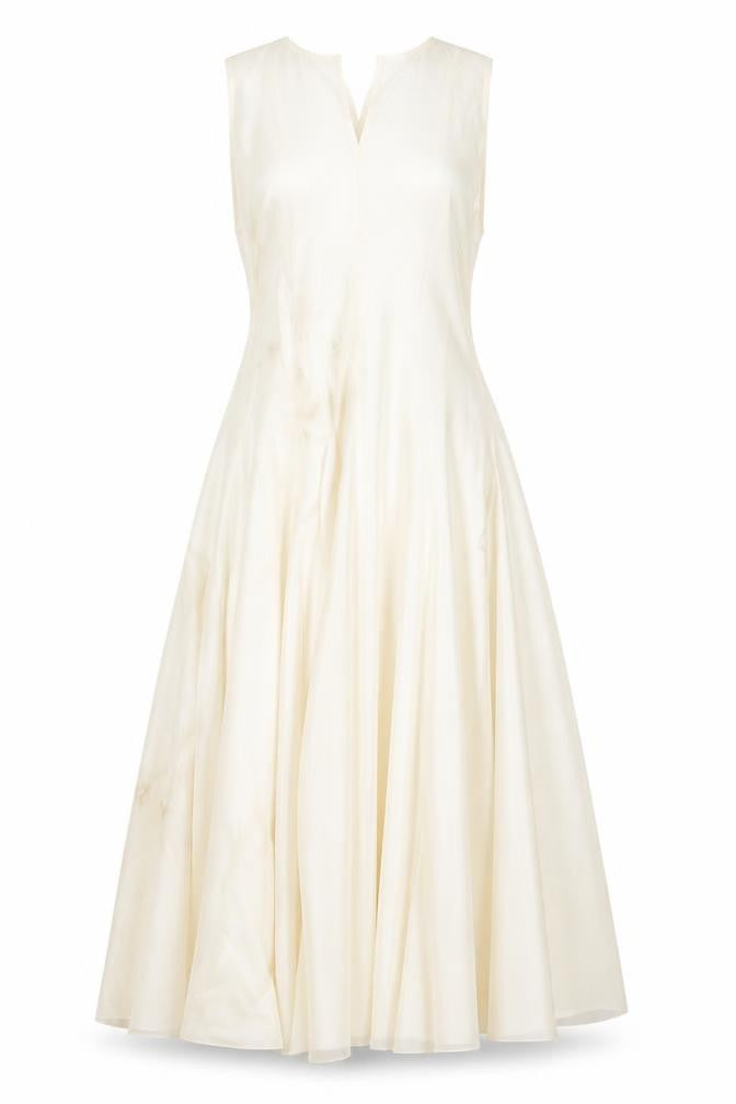 Marks and Spencer Women's Ivory Dress, Size 12, Sleeveless