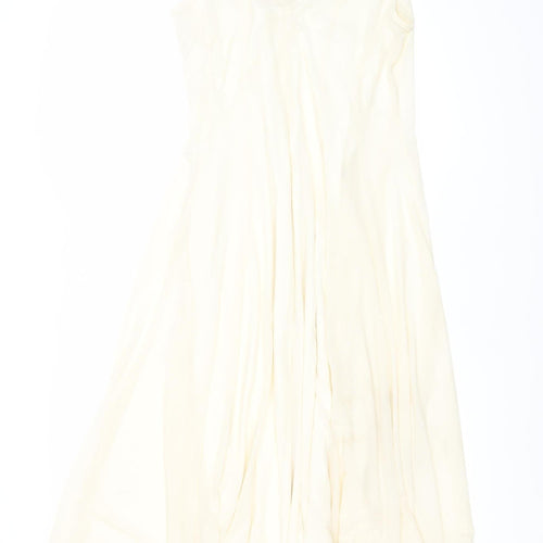 Marks and Spencer Women's Ivory Dress, Size 12, Sleeveless