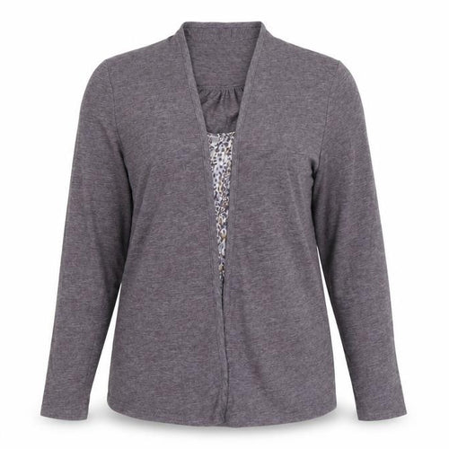 Marks and Spencer Women's Purple Blouse-Cardigan Long Sleeve Top