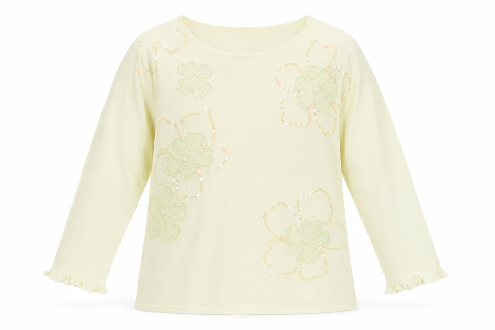 Front view of Kaleidoscope Women's Ivory Floral Jumper, size 16