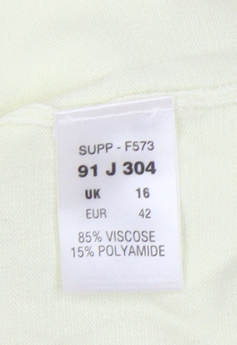 Kaleidoscope Women's Ivory Floral Jumper Size 16