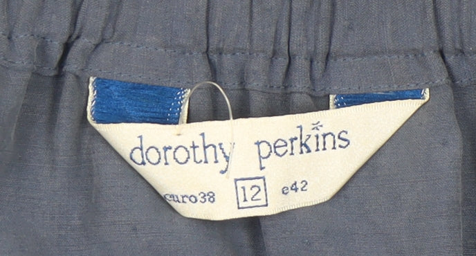 Dorothy Perkins Women's Blue Pencil Skirt, Size 12