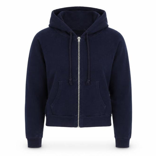Abercrombie & Fitch Women's Blue Full Zip Hoodie, M