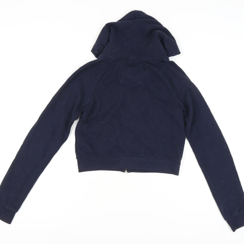 Abercrombie & Fitch Women's Blue Full Zip Hoodie, M