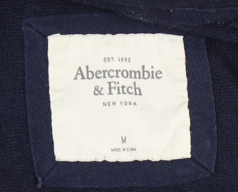 Abercrombie & Fitch Women's Blue Full Zip Hoodie, M