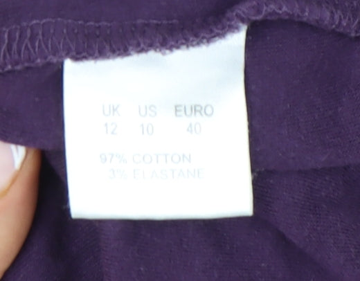 Dash Women's Purple Full Zip Hoodie Size 12