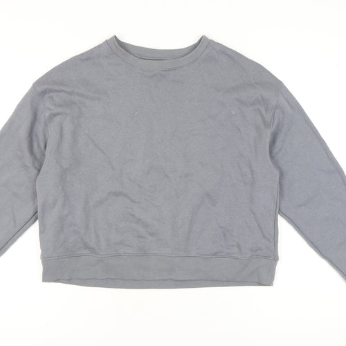 Pull&Bear Unisex Grey Pullover Sweatshirt M
