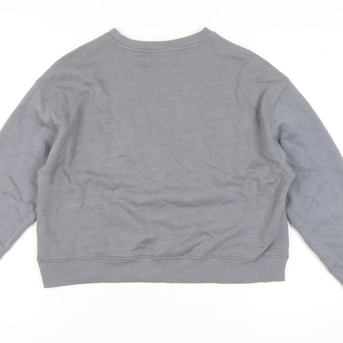 Pull&Bear Unisex Grey Pullover Sweatshirt M