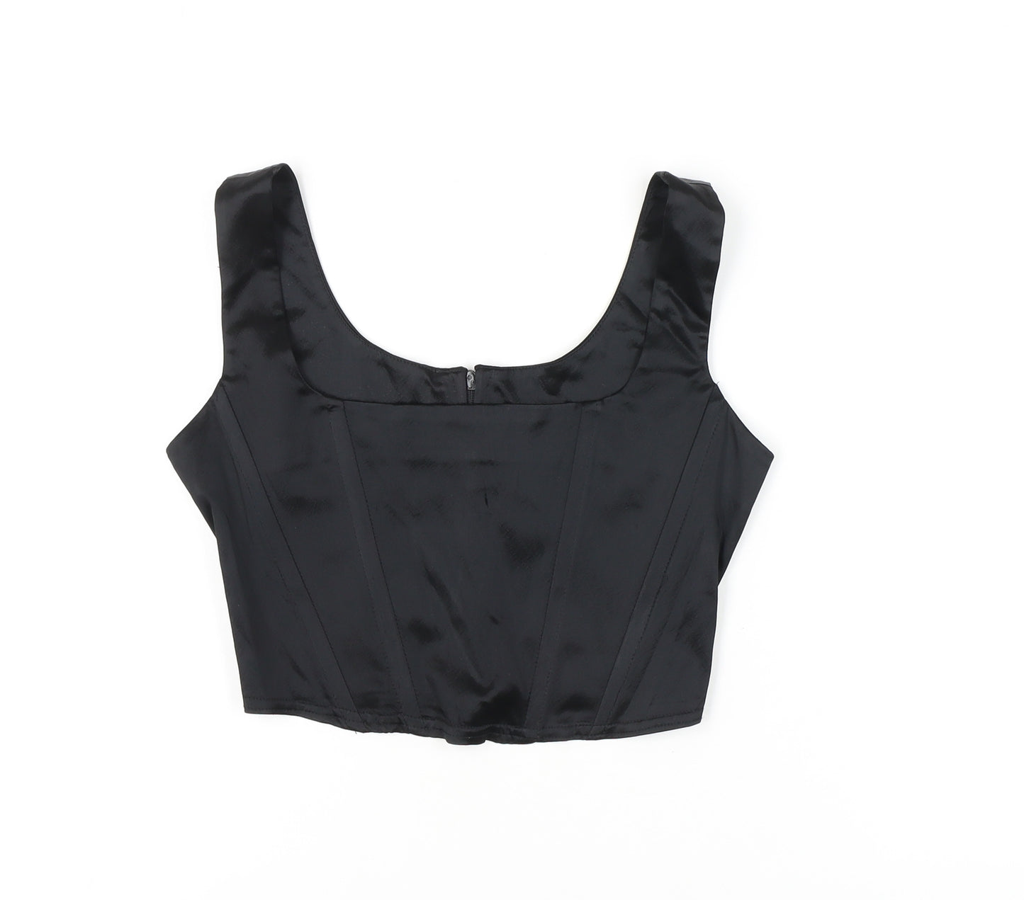 Azora London Women's Black M/L Cropped Tank Top