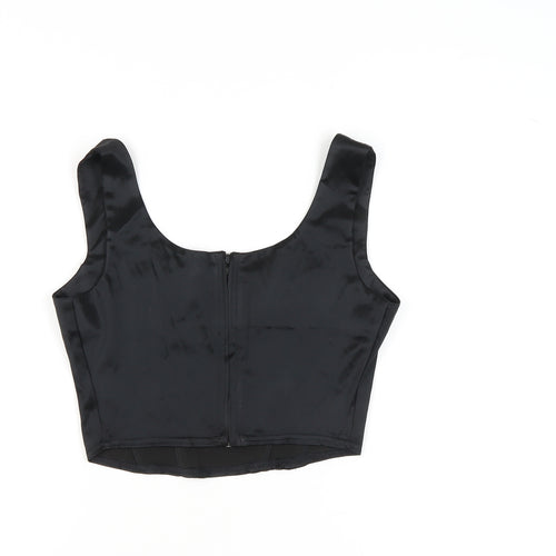 Azora London Women's Black M/L Cropped Tank Top