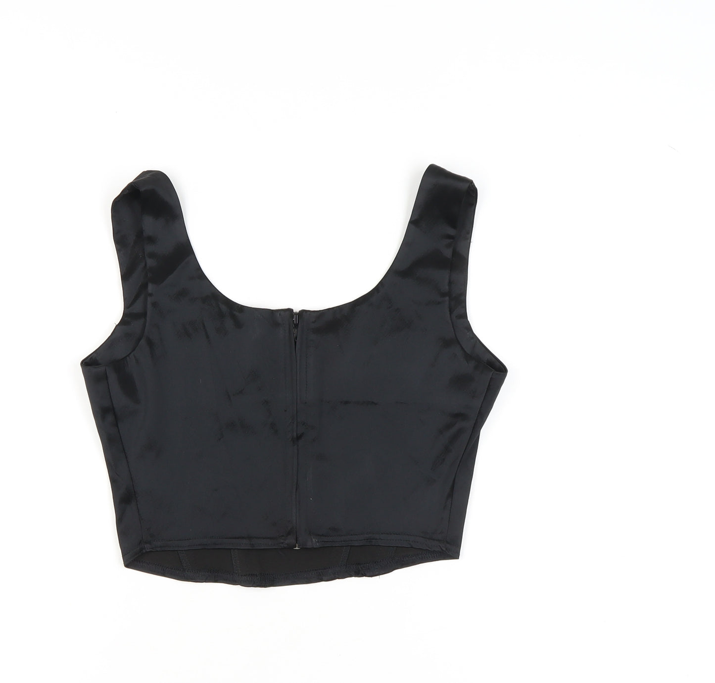 Azora London Women's Black M/L Cropped Tank Top
