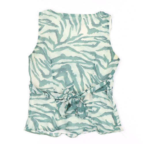 Principles Women’s Green Wrap Sleeveless Top