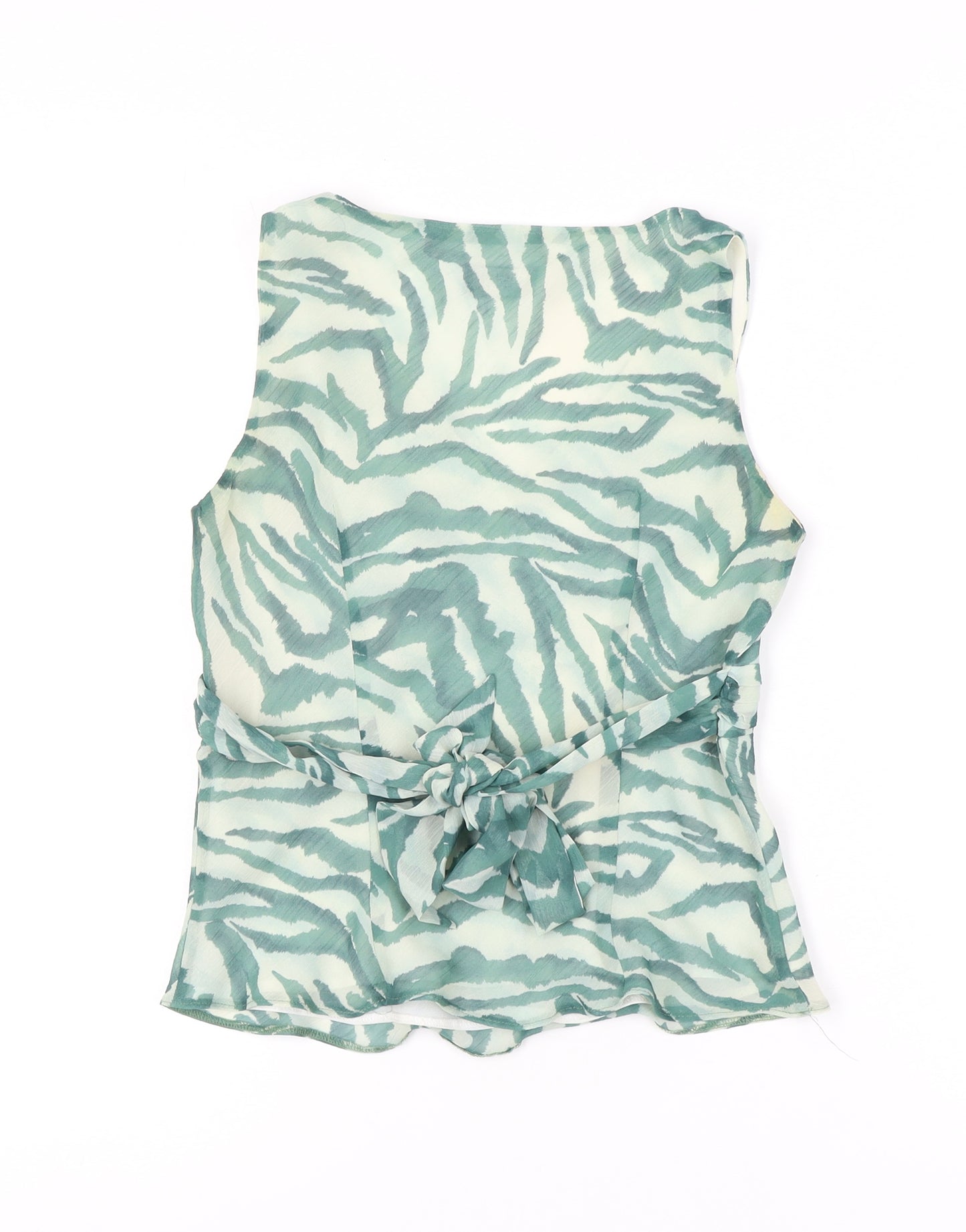 Principles Women’s Green Wrap Sleeveless Top