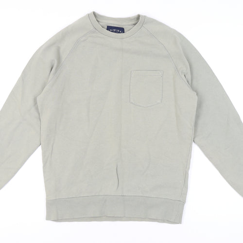 Criminal Men's Green Pullover Sweatshirt M