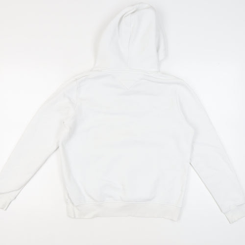 Tommy Jeans Men's White Logo Hoodie, Size S