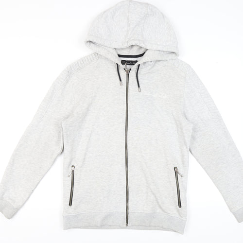 Condemned Nation Men's XL Grey Full Zip Hoodie
