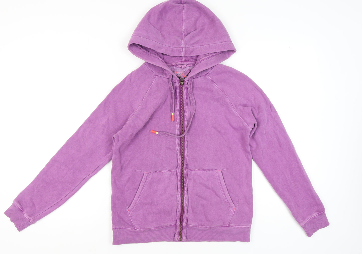 White Stuff Women's Purple Full Zip Hoodie, Size 10, Casual
