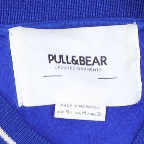 Pull & Bear Women's Blue Cardigan Sweatshirt M