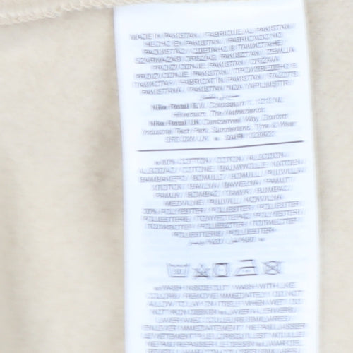 Nike Unisex Beige XS Sweatshirt Crew Neck Logo Casual