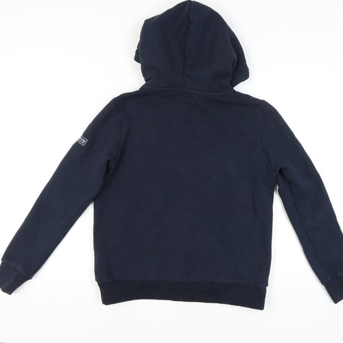 Superdry Women's Blue Pullover Hoodie - Size 12