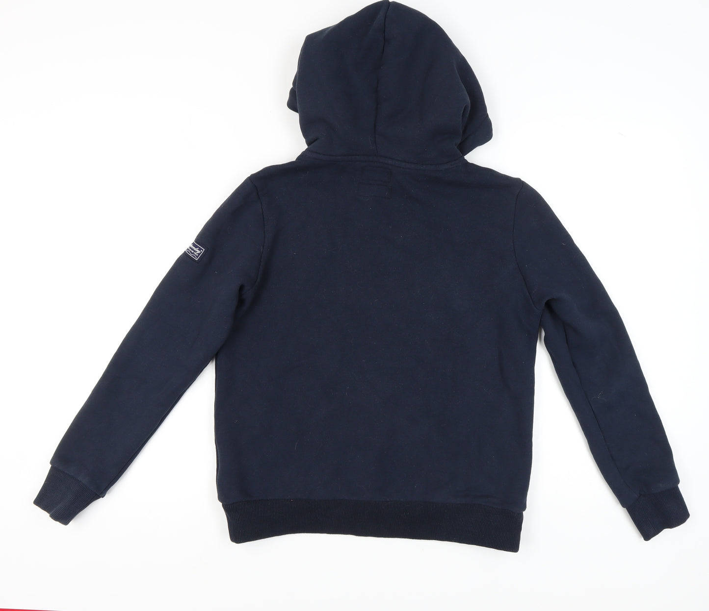 Superdry Women's Blue Pullover Hoodie - Size 12