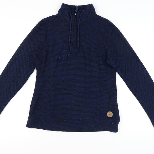 Crane Women's Blue Knit Pullover Sweatshirt Size 10