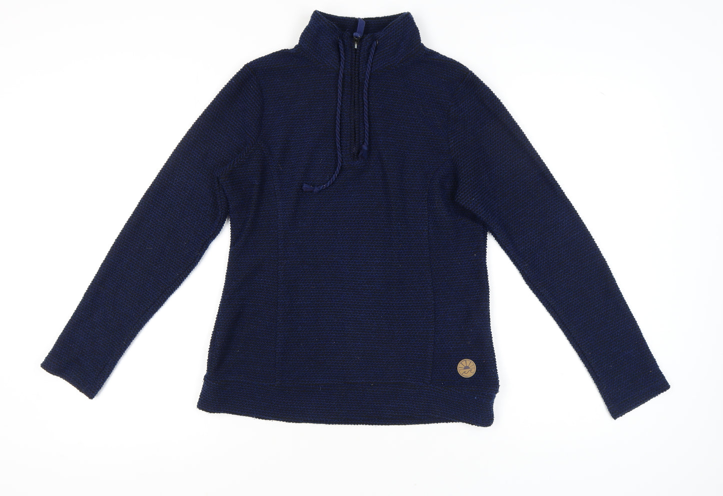 Crane Women's Blue Knit Pullover Sweatshirt Size 10