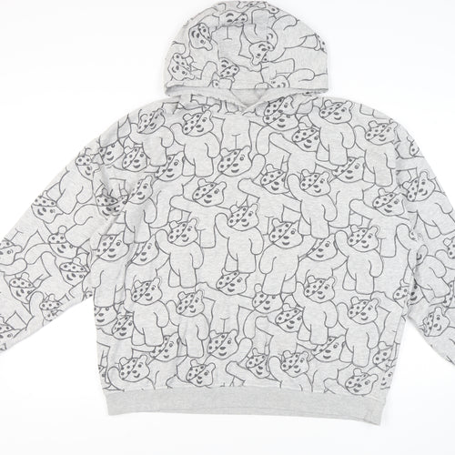 George Unisex Grey XL Hoodie with Charity Theme
