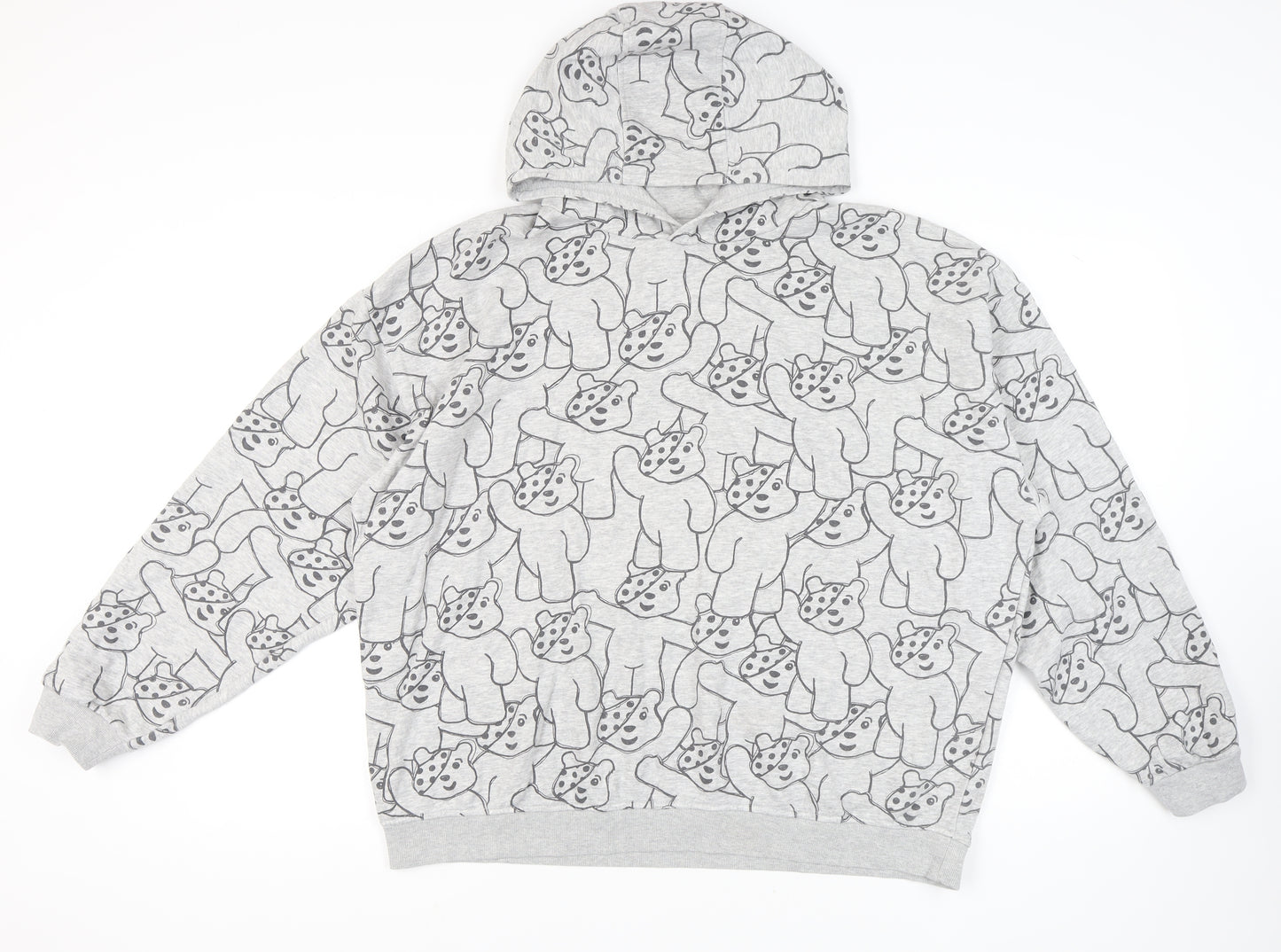 George Unisex Grey XL Hoodie with Charity Theme