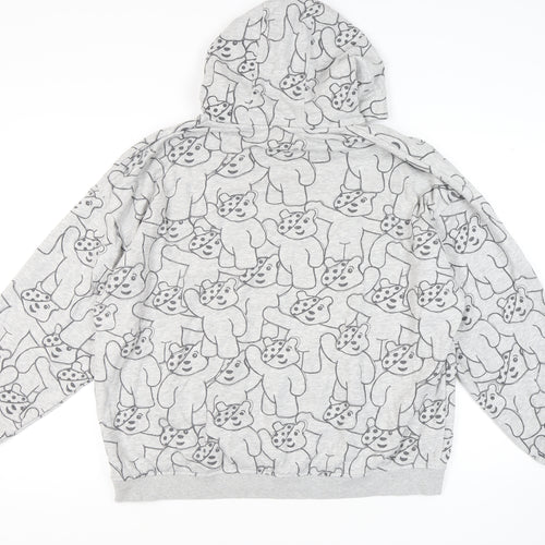George Unisex Grey XL Hoodie with Charity Theme