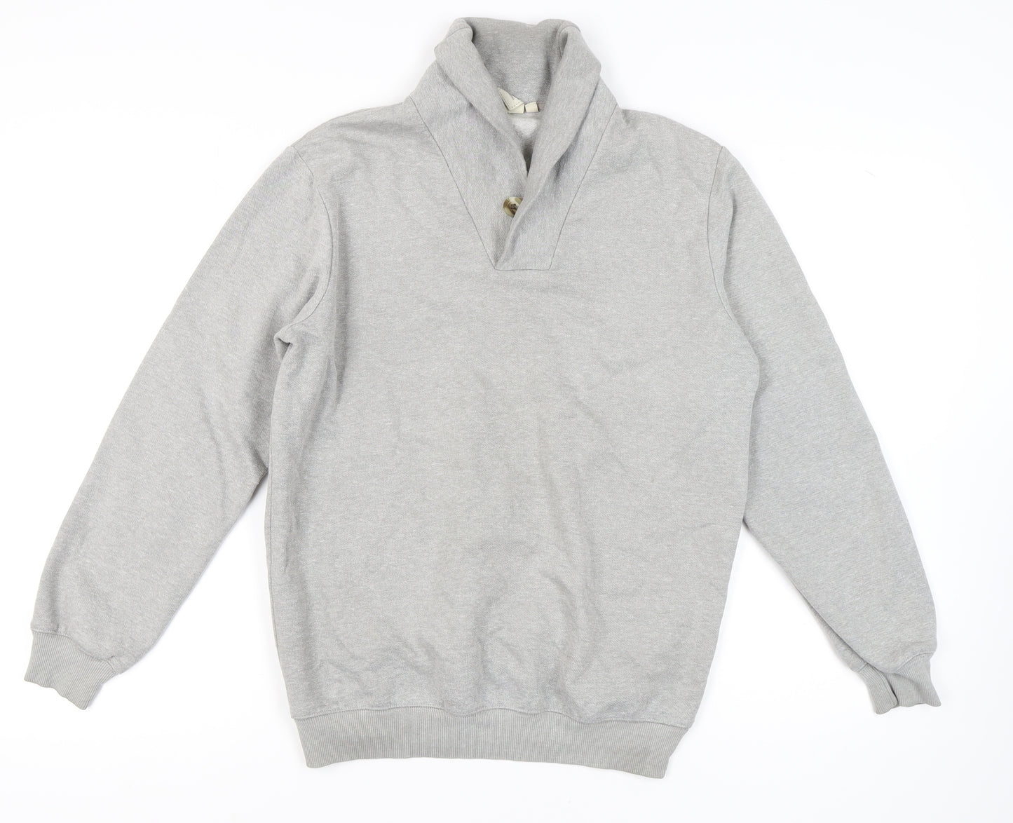 Cotton Traders Men's Grey Sweatshirt Medium