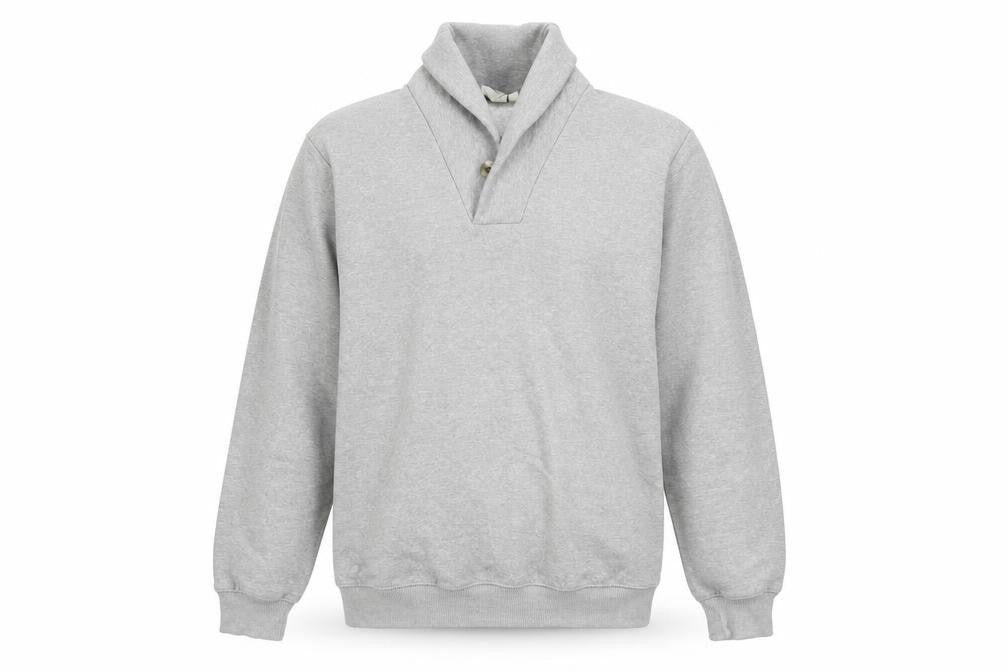 Front view of Cotton Traders Men's Grey Sweatshirt Medium