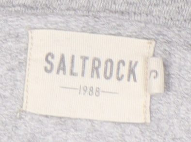 Saltrock Men's Grey Pullover Hoodie, Size S