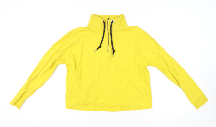 Noisy May Women's Yellow Hoodie, Size S, Cotton, Casual Wear