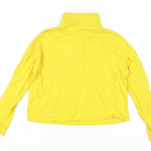 Noisy May Women's Yellow Hoodie, Size S, Cotton, Casual Wear