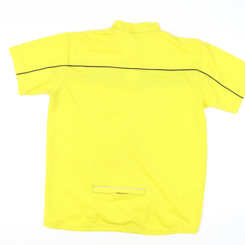 Crane Sports Men's Yellow Cycling Jersey XL