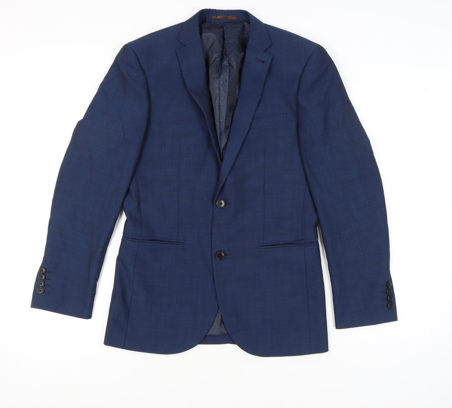Next Men's Blue Blazer 36S Single-Breasted