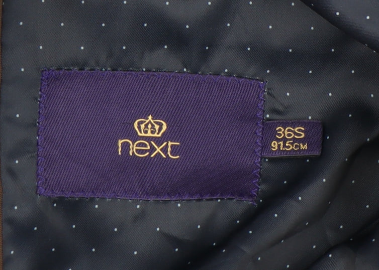 Next Men's Blue Blazer 36S Single-Breasted